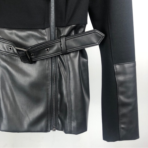 Marciano knit & faux leather jacket - Picture 3 of 10